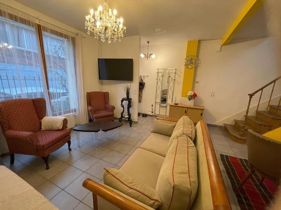 Maison De Charme 95m2 A Saint-denis Pleyel, 4 Chambres, Terrasse, Calme, Proche Paris Et Stade De France Apartment